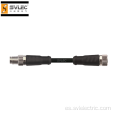 Conector blindado recto M8 a M8